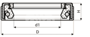 Сальник рулевой рейки HAZ0716R