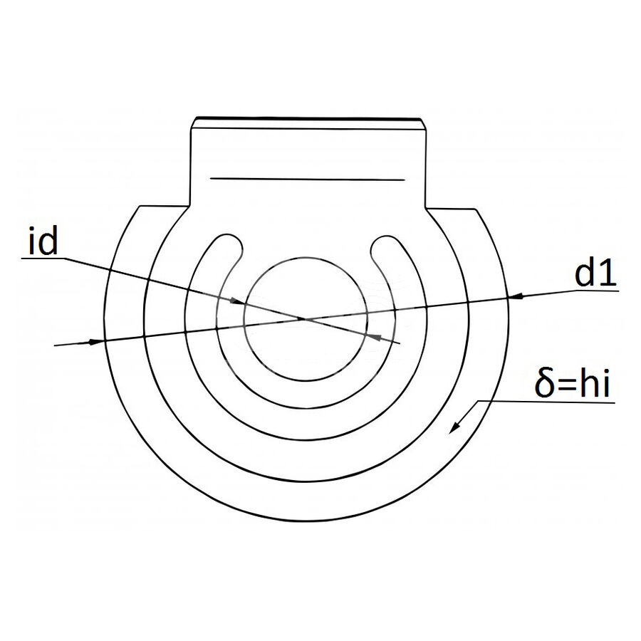 Дефлектор турбокомпрессора MUZ7015