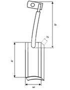 Щетки мотора отопителя KSB0022 