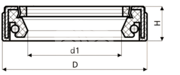 Сальник рулевой рейки HAZ1460