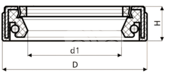 Сальник рулевой рейки HAZ1559