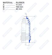 Пыльник рулевой рейки RDZ0212MG