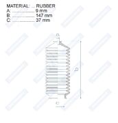 Пыльник рулевой рейки RDZ0253MG