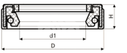 Сальник рулевой рейки HAZ0653R