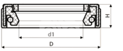 Сальник рулевой рейки HAZ1694