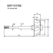 Вал турбокомпрессора MST1537