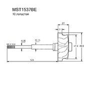 Вал турбокомпрессора MST1537