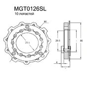 Геометрия турбокомпрессора MGT0126