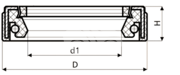 Сальник рулевой рейки HAZ1154