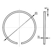Поршневое кольцо турбокомпрессора MUZ9118
